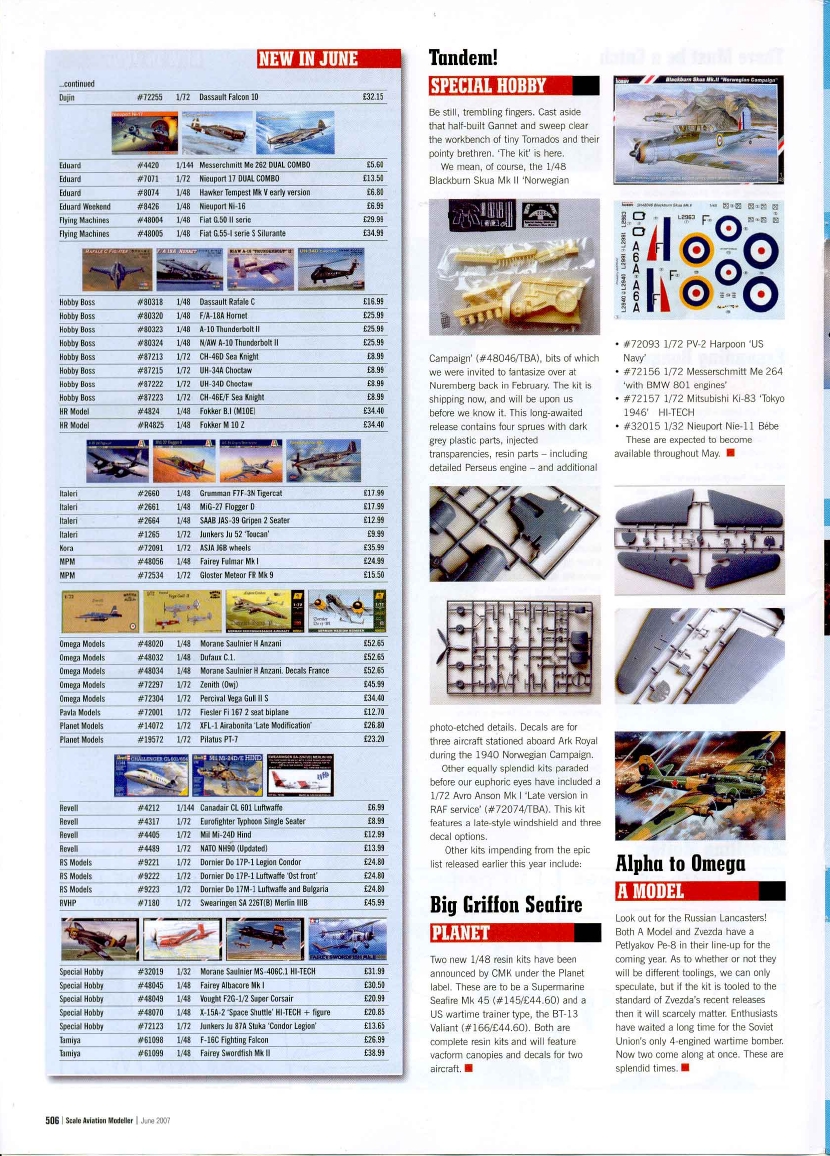 Scale Aviation Modeller International 2007-06